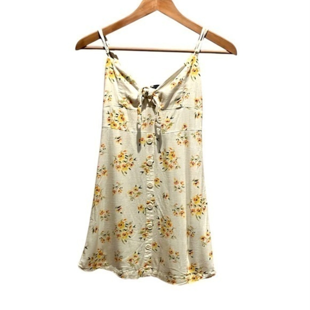 Forever 21 Women’s Yellow Floral Sundress Size Small
